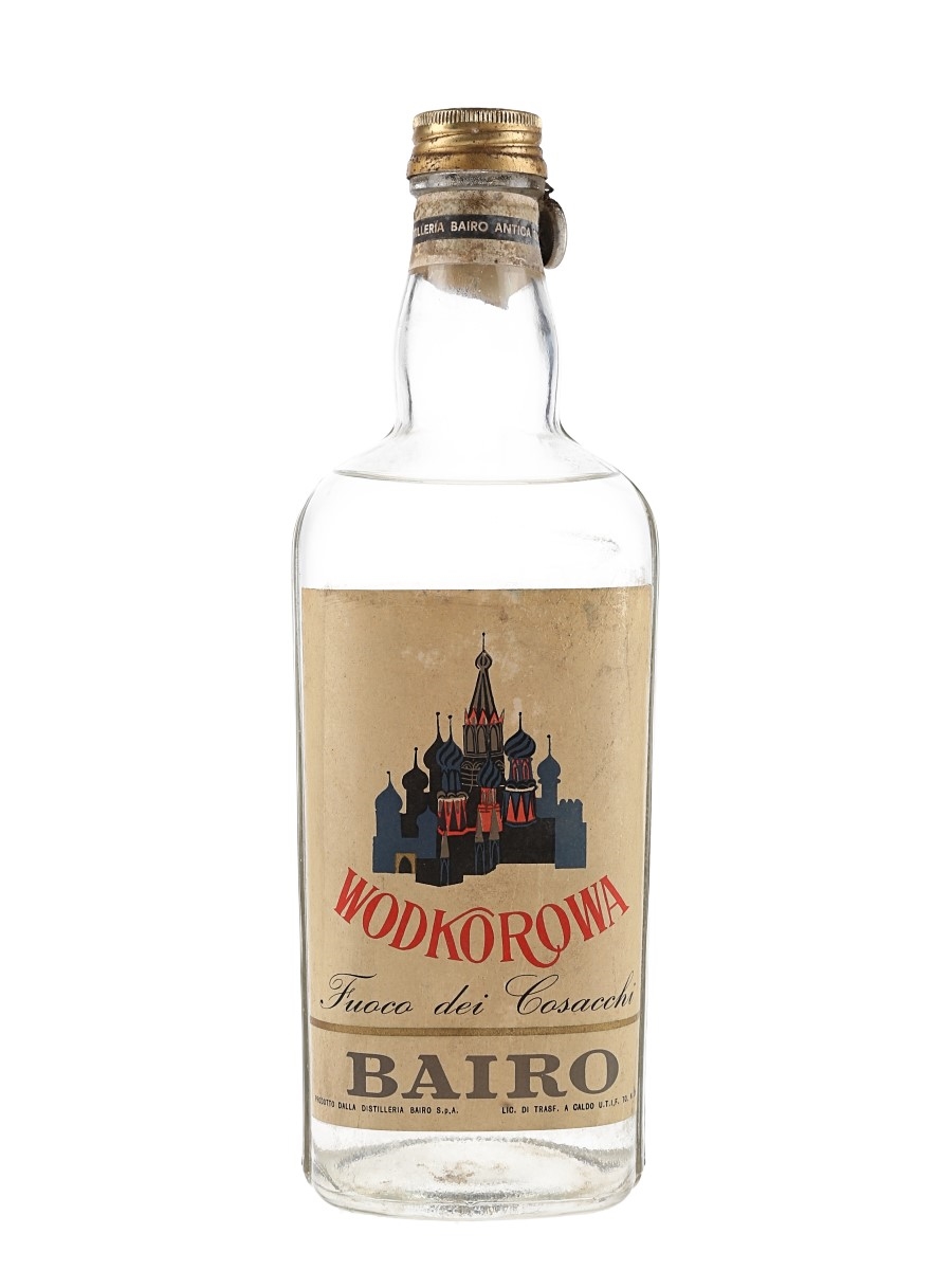 Bairo Wodkorowa Vodka Bottled 1950s 75cl