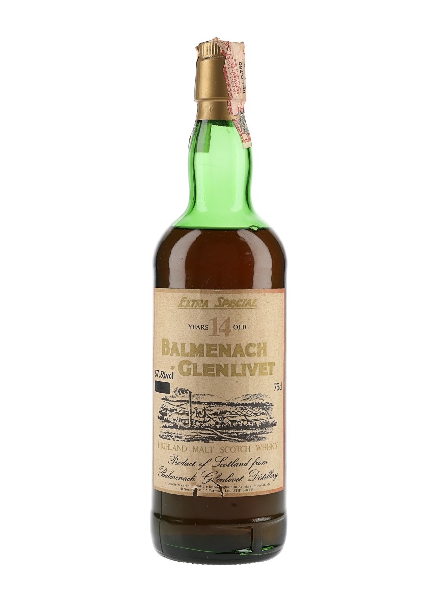 Balmenach Glenlivet 14 Year Old Bottled 1980s - Sestante 75cl / 57.5%