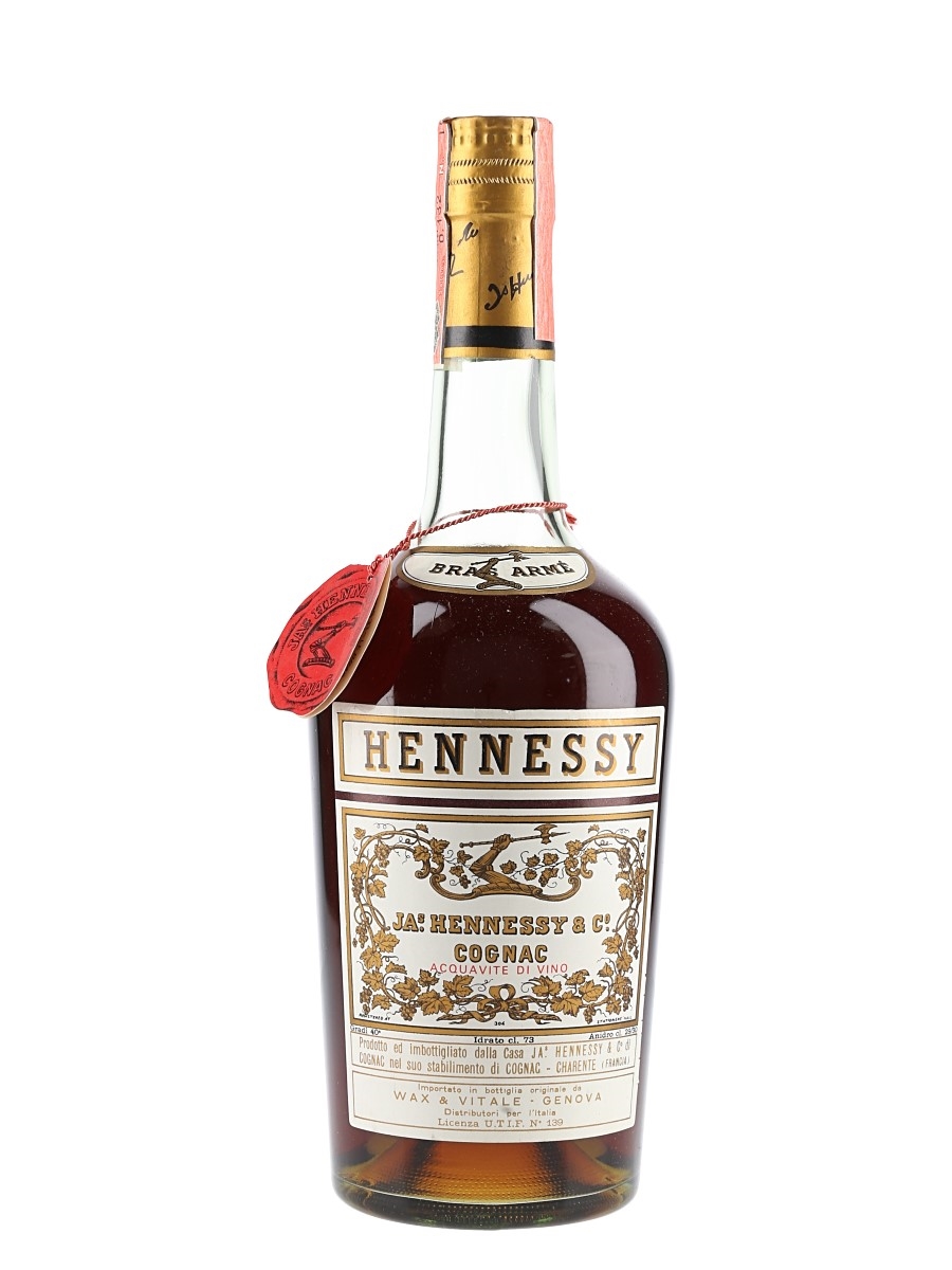 Hennessy Bras Arme Bottled 1960s-1970s - Wax & Vitale 73cl / 40%