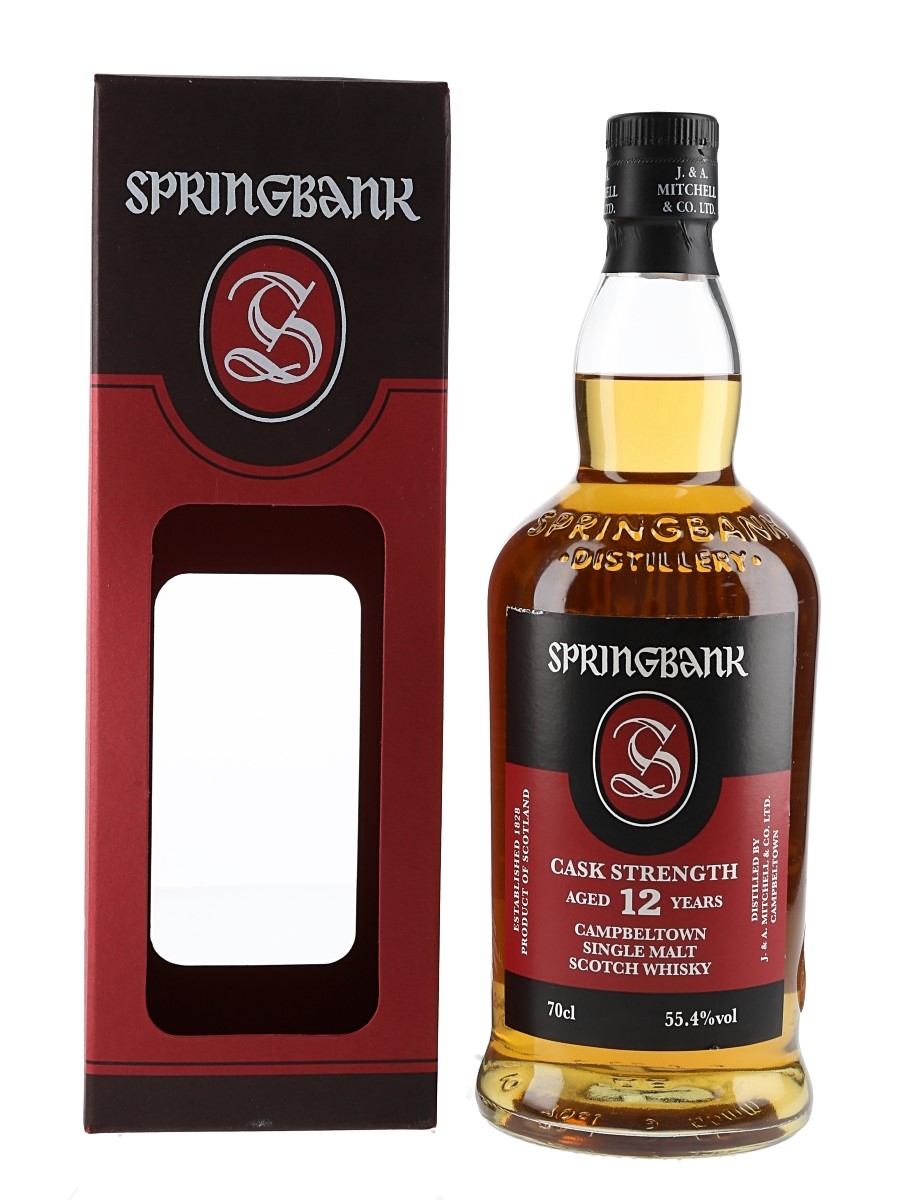 Springbank 12 Year Old Cask Strength  70cl / 55.4%