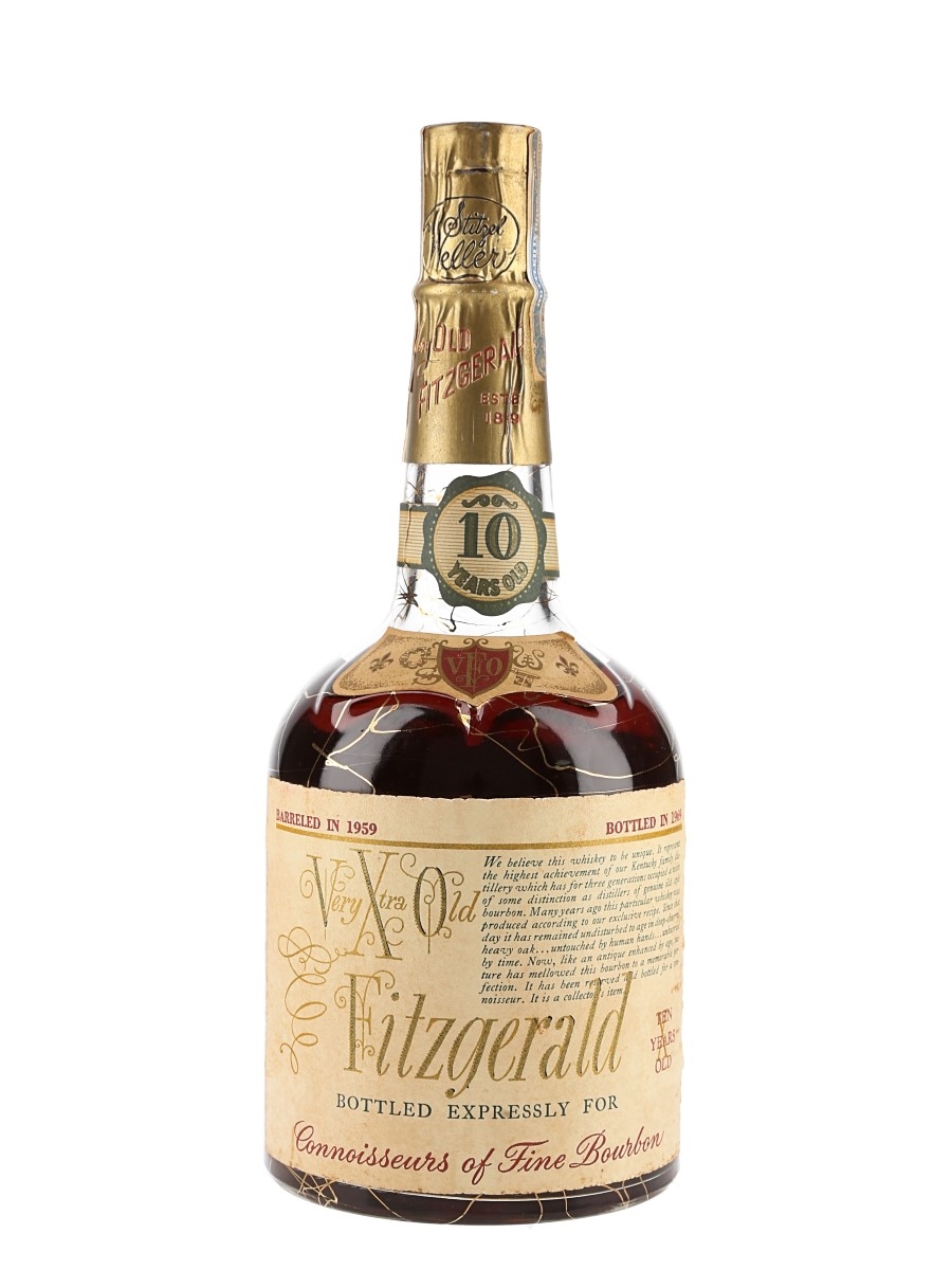 Very Old Fitzgerald 1959 10 Year Old Bottled 1969 - Stitzel-Weller 75cl / 45%