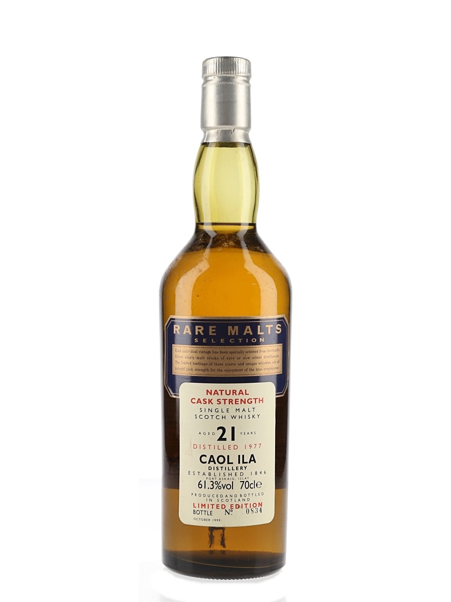 Caol Ila 1977 21 Year Old Bottled 1999 - Rare Malts Selection 70cl / 61.3%