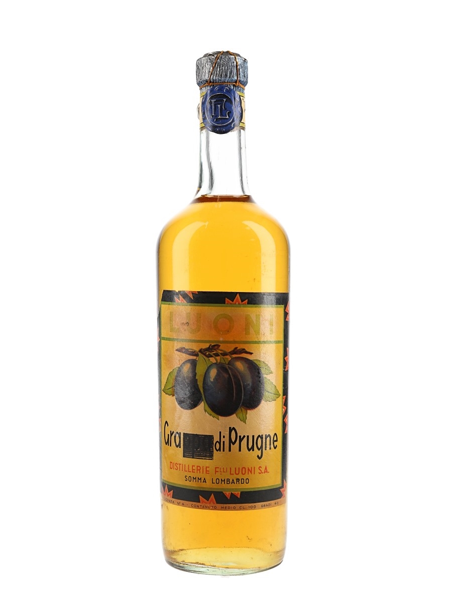 Luoni Grappa Di Prigne Bottled 1950s 100cl / 40%