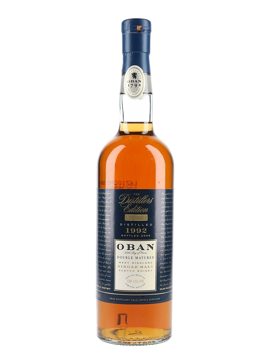 Oban 1992 Distillers Edition Bottled 2006 70cl / 43%