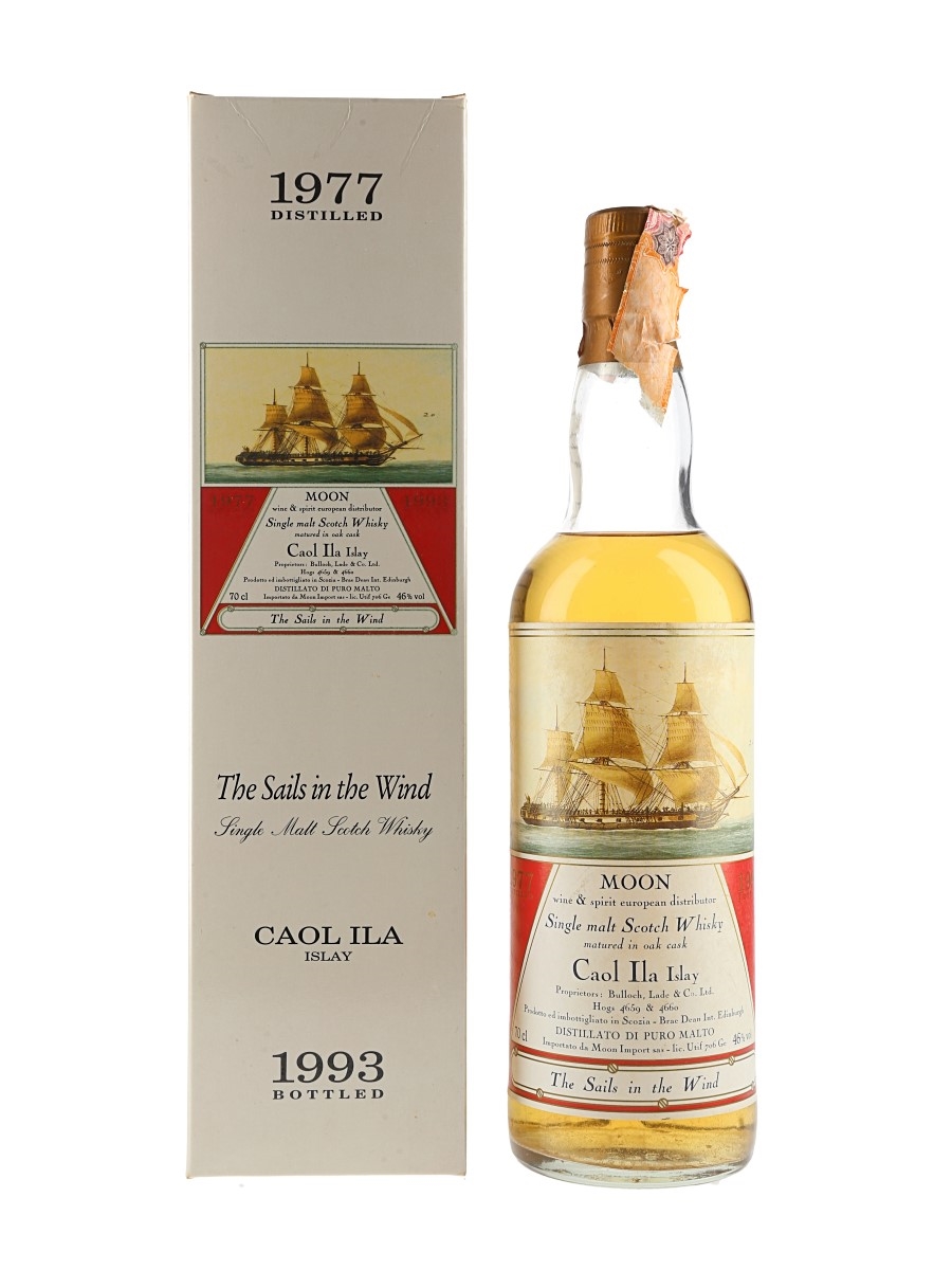 Caol Ila 1977 The Sails In The Wind Bottled 1993 - Moon Import 70cl / 46%