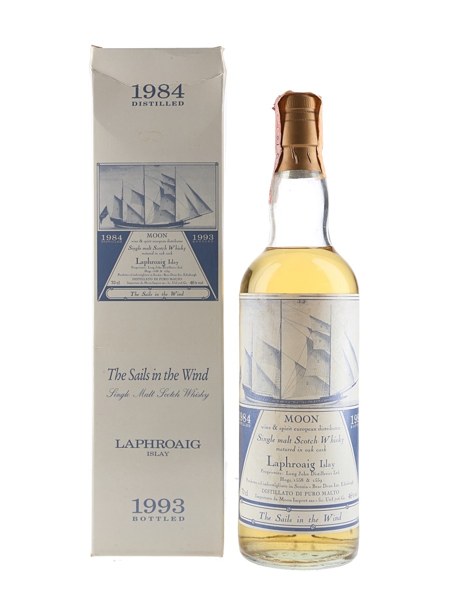 Laphroaig 1984 The Sails In The Wind Bottled 1993 - Moon Import 70cl / 46%