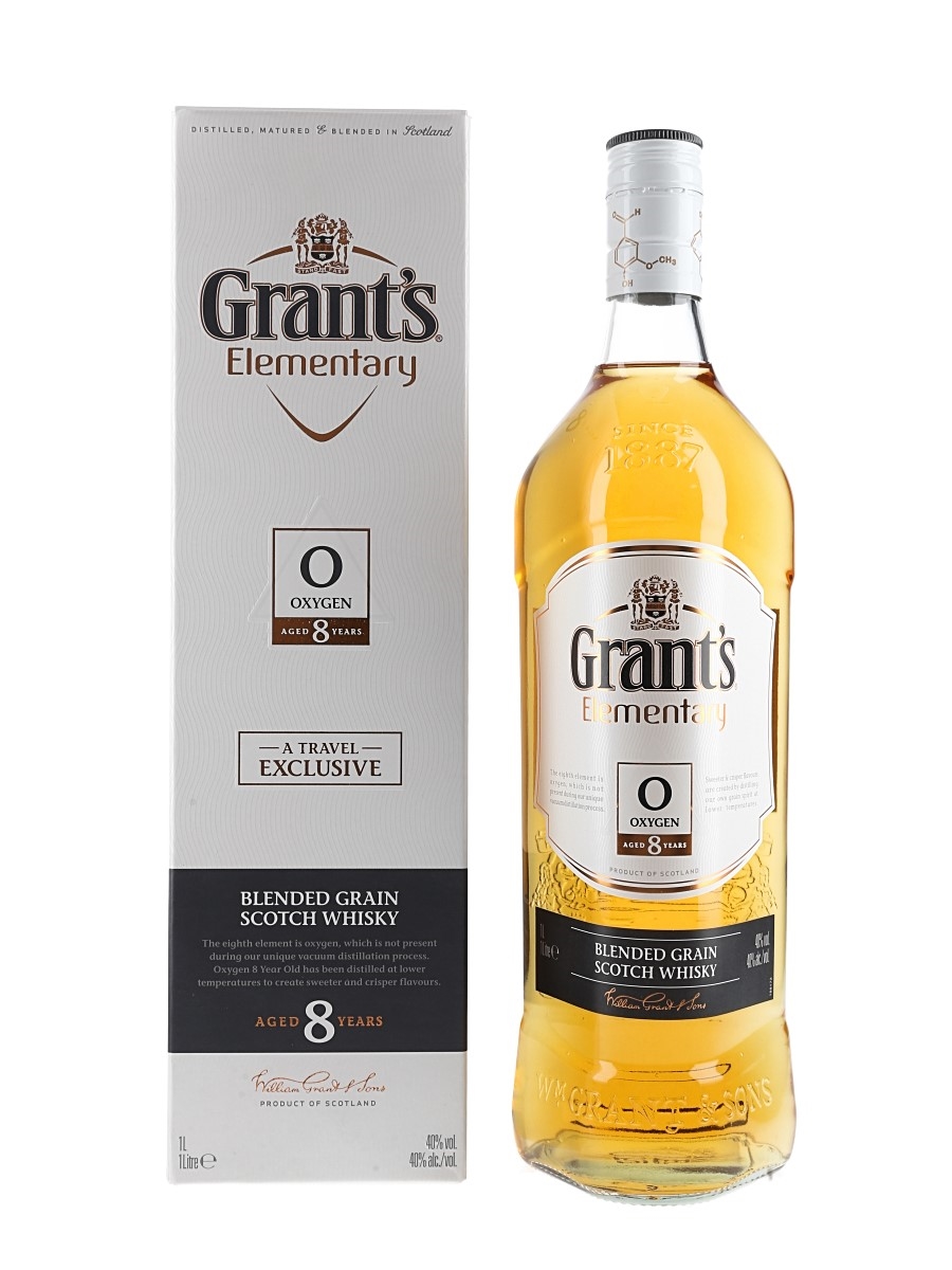 Grant's Elementary Oxygen 8 Year Old A Travel Exclusive 100cl / 40%