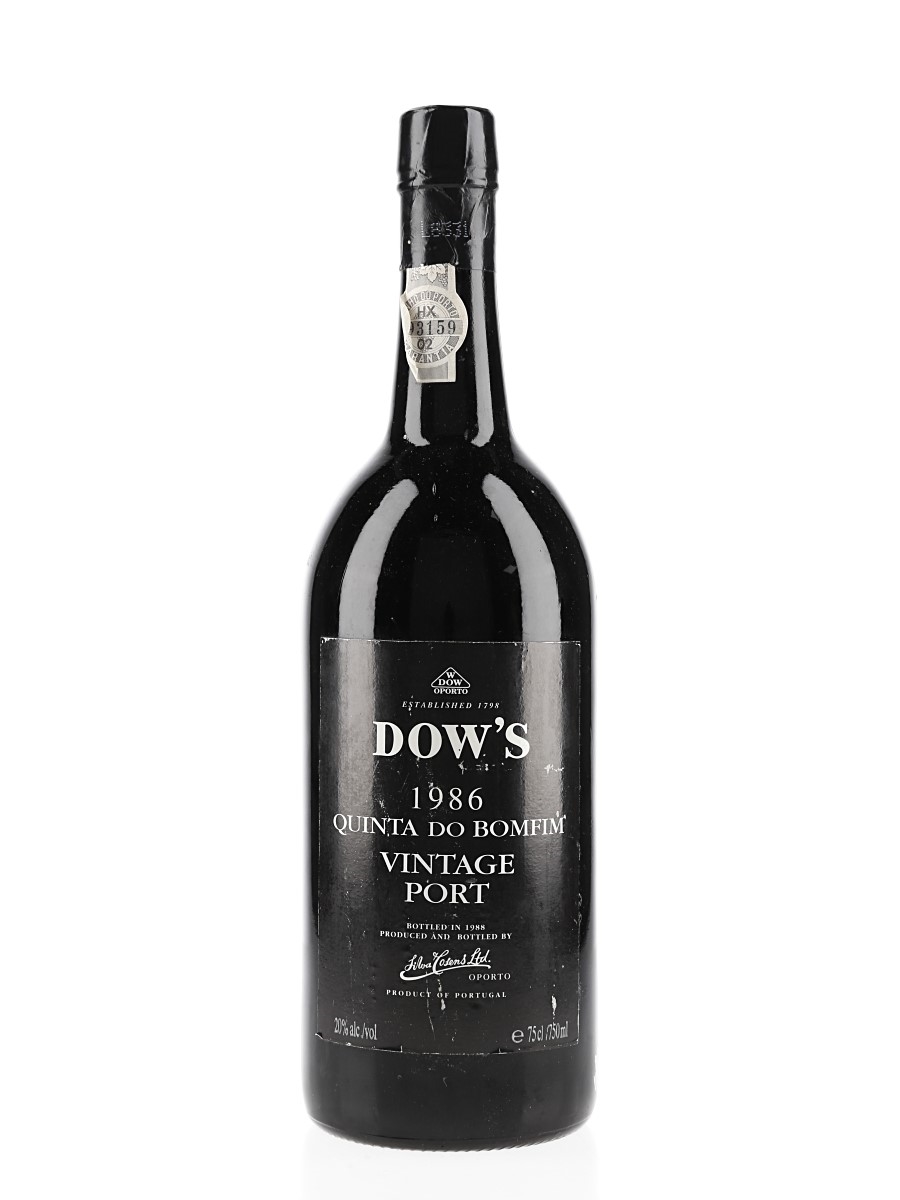 1986 Dow's Quinta Do Bomfim Vintage Port Bottled 1988 75cl / 20%