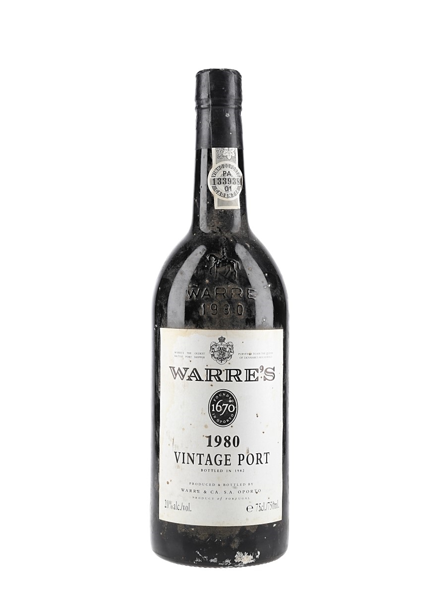 1980 Warre's Vintage Port Bottled 1982 75cl / 20%