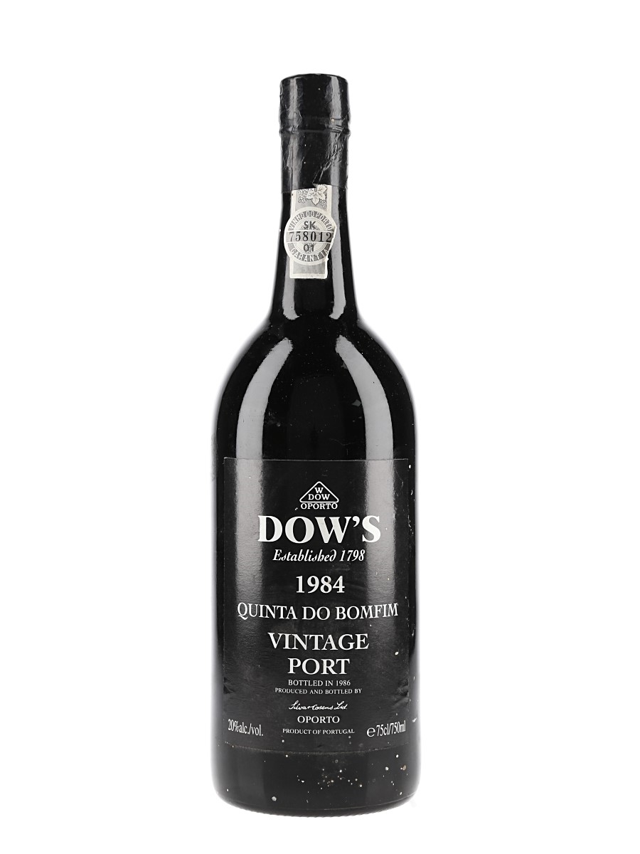 1984 Dow's Quinta Do Bomfim Vintage Port Bottled 1986 75cl / 20%