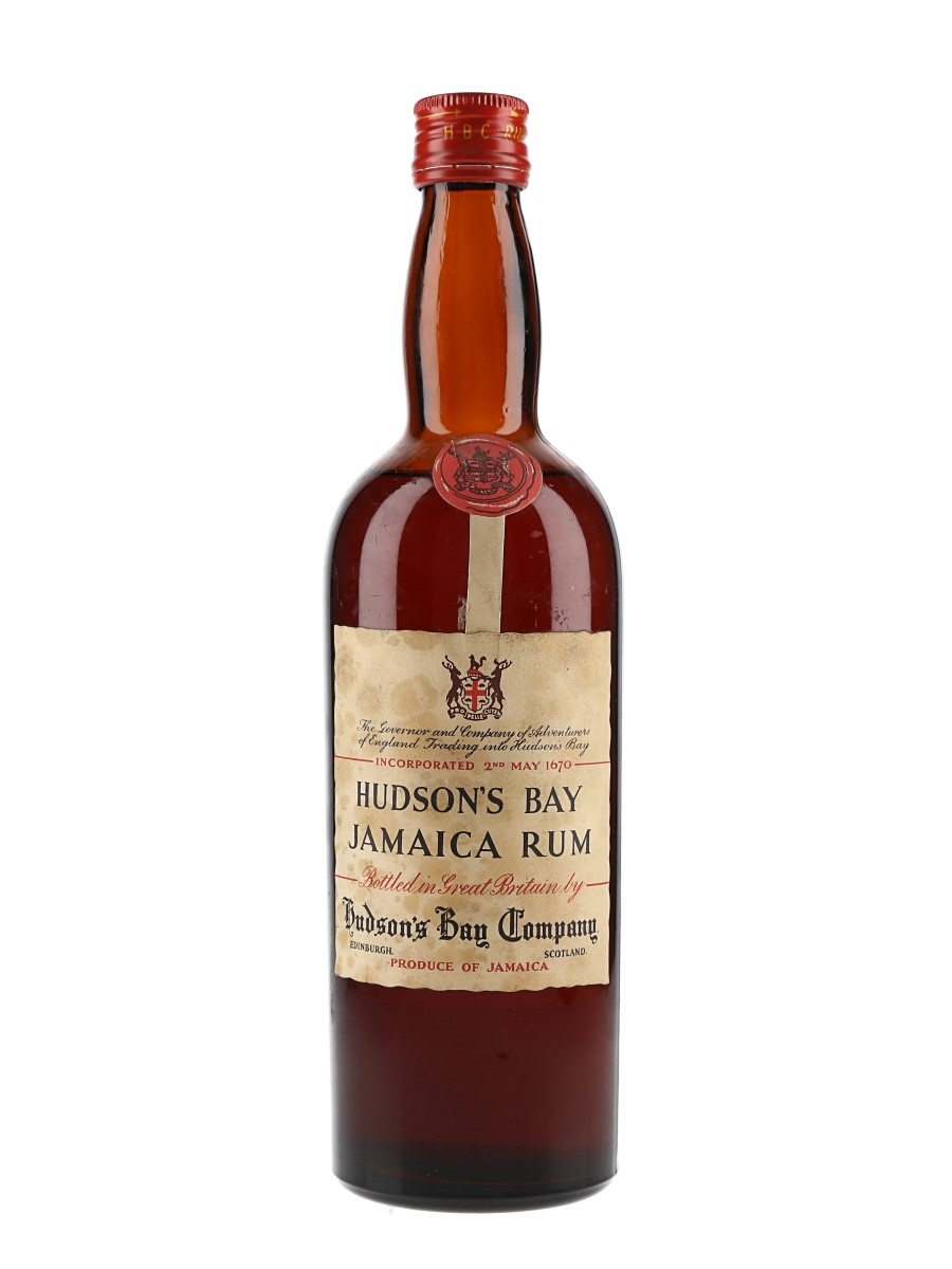 Hudson's Bay Jamaica Rum Bottled 1960s 75cl