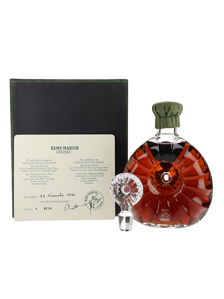 ホットなアイテム、ホットな節約 REMY MARTIN 1983 セントークリスタル（Cognac CRISTAL CENTAURE コレクション