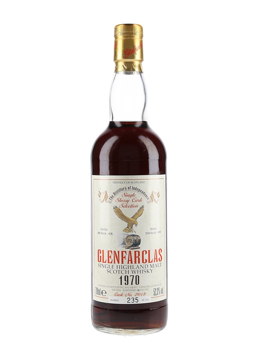 Glenfarclas 1970 Single Sherry Cask Selection Bottled 1999 70cl / 52.3%