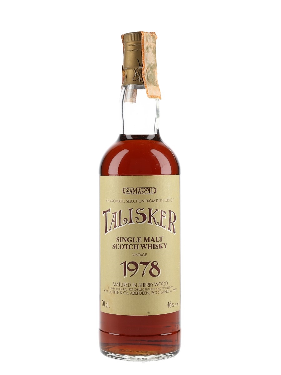 Talisker 1978 Bottled 1992 - Samaroli 70cl / 46%