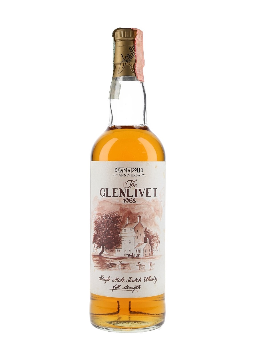 Glenlivet 1968 25th Anniversary Bottled 1993 - Samaroli 70cl / 49%