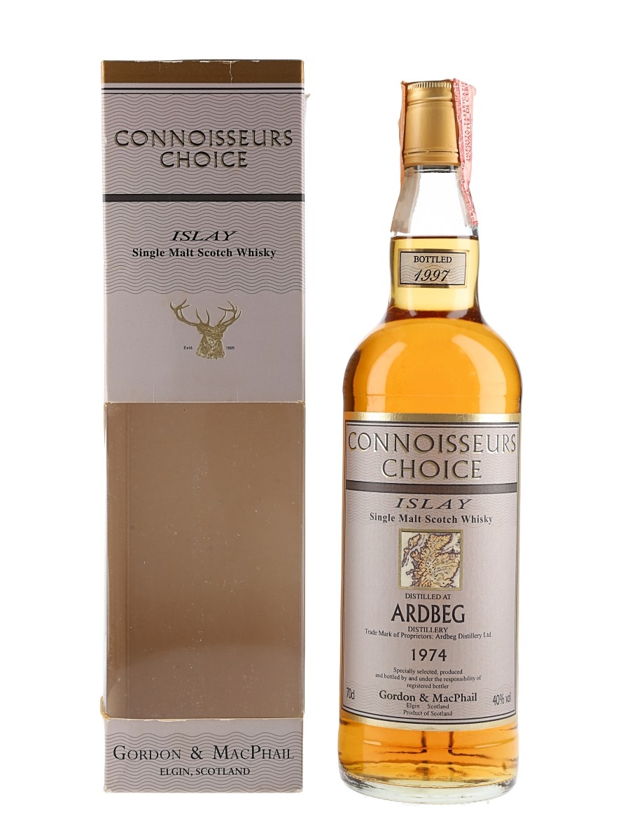 Ardbeg 1974 Connoisseurs Choice Bottled 1997 - Gordon & MacPhail 70cl / 40%