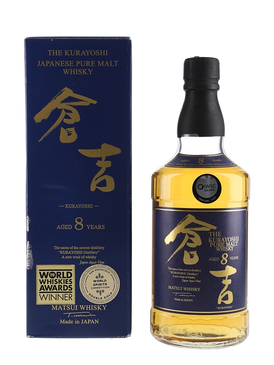 Kurayoshi 8 Year Old Matsui Whisky - US Market 70cl / 43%