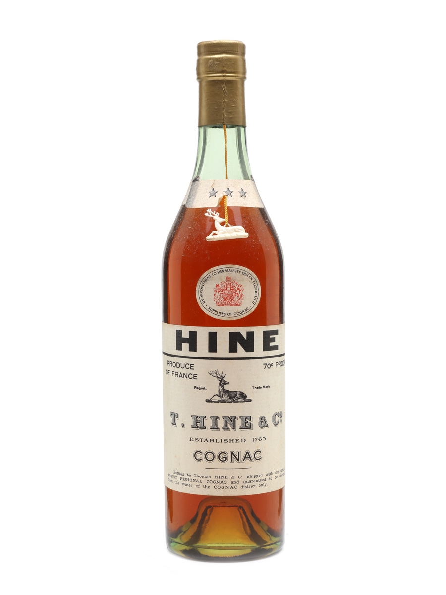 Hine 3 Star Bottled 1960s 68cl / 40%