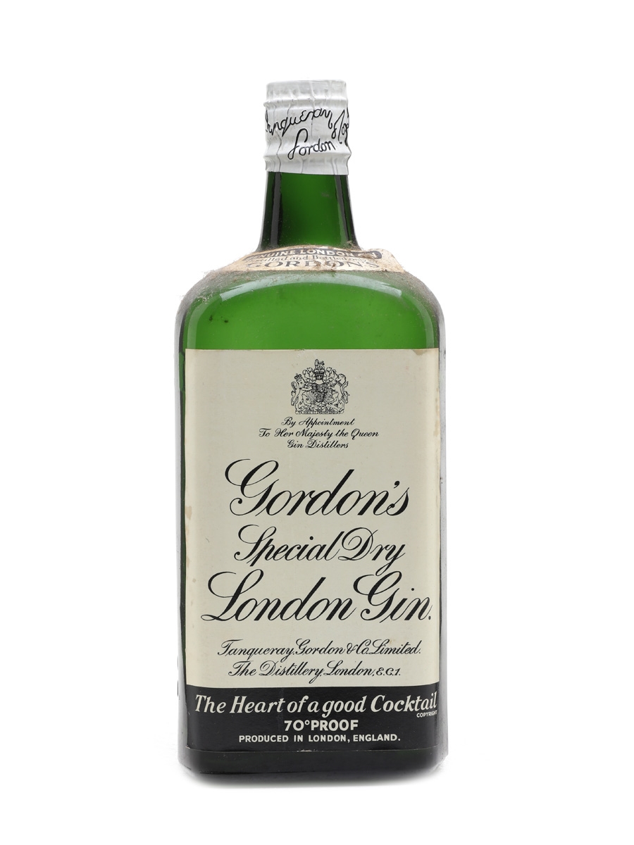 Gordon's Special Dry London Gin Bottled 1950s - Spring Cap 75cl / 40%