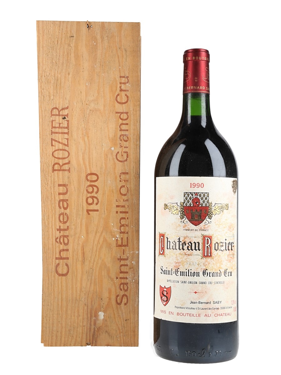 1990 Chateau Rozier - Magnum Saint Emilion Grand Cru - Large Format 150cl / 12.8%