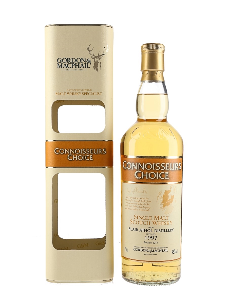 Blair Athol 1997 Connoisseurs Choice Bottled 2013 - Gordon & MacPhail 70cl / 46%