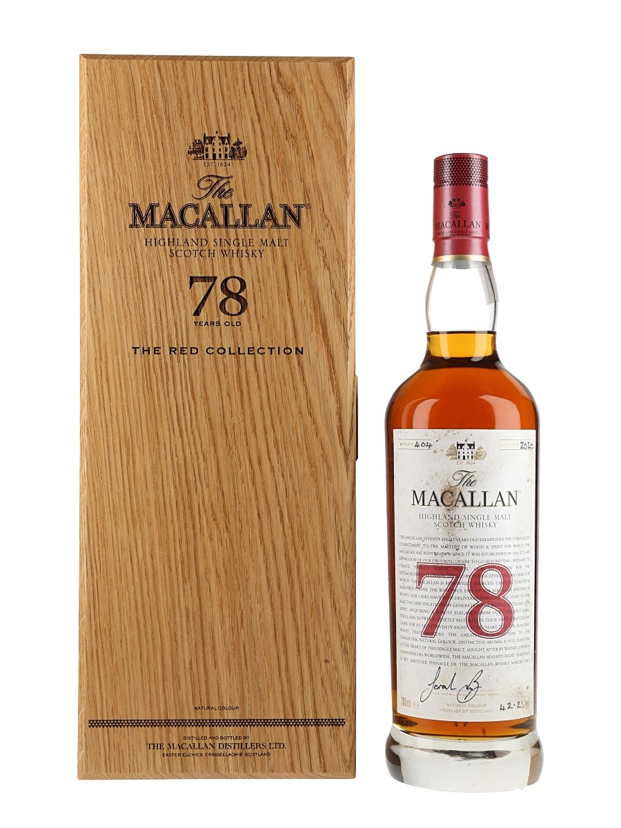 Macallan 78 Year Old The Red Collection - Lot 175605 - Buy Macallan 78 Year Old The Red Collection - Lot 175605 - Buy