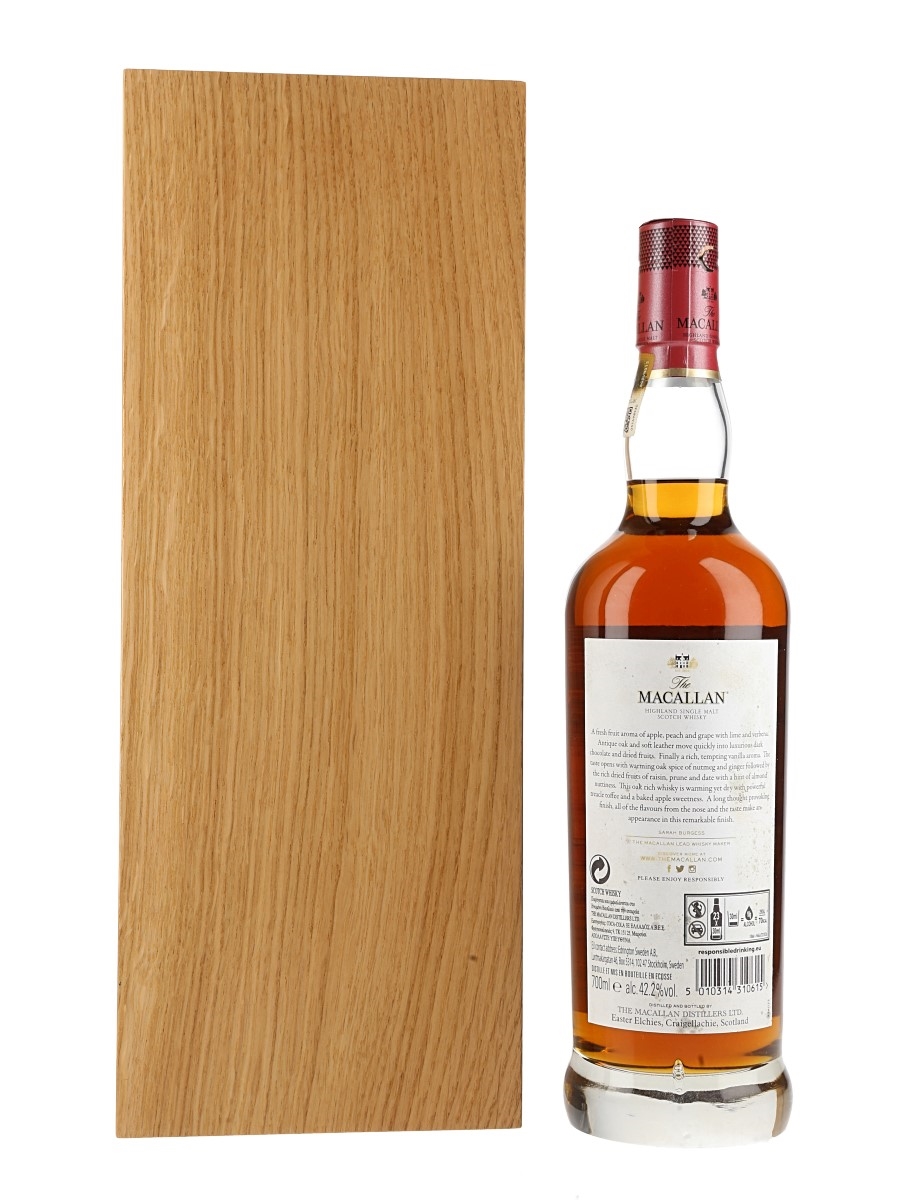 Macallan 78 Year Old The Red Collection - Lot 175605 - Buy Macallan 78 Year Old The Red Collection - Lot 175605 - Buy