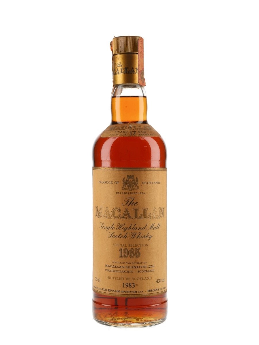 Macallan 1965 17 Year Old Bottled 1983 - Rinaldi 75cl / 43%
