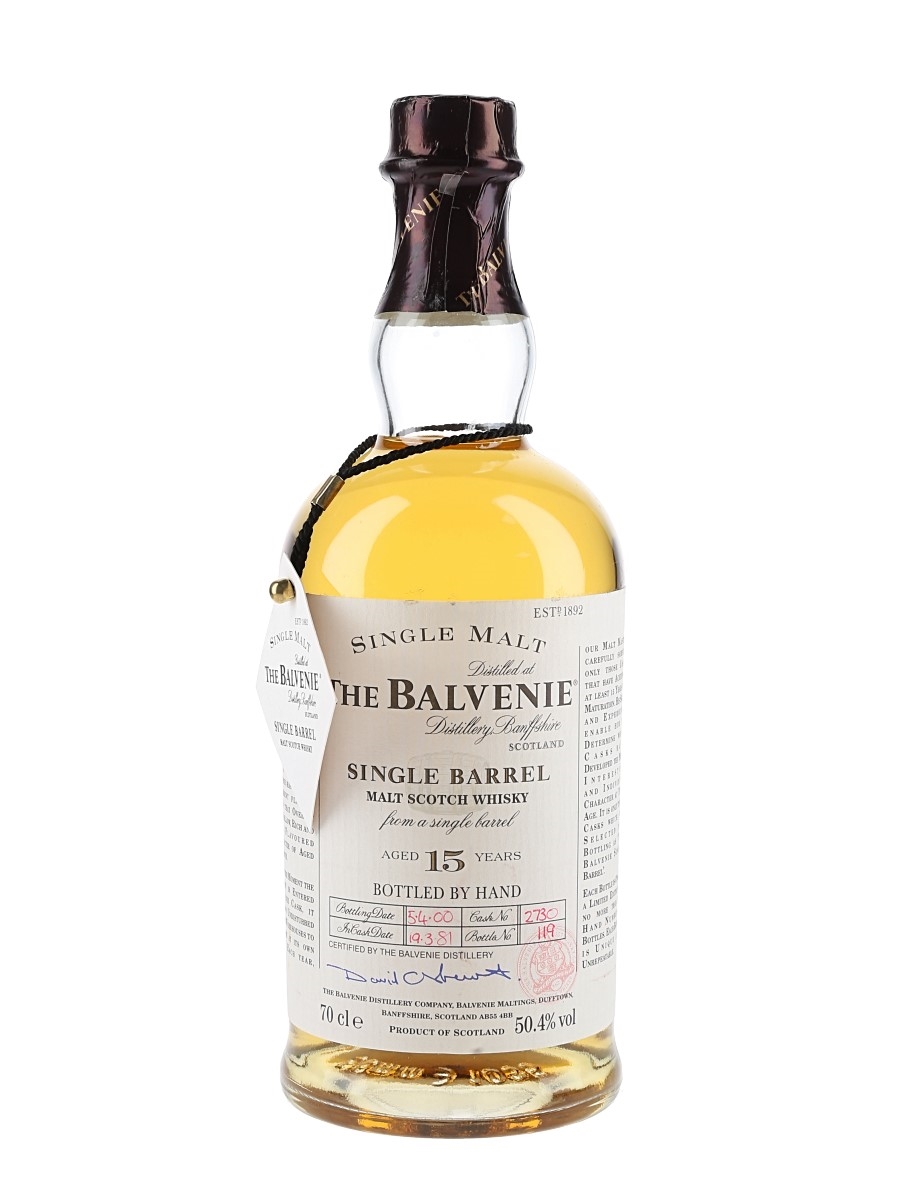 Balvenie 1981 15 Year Old Single Barrel Cask 238 Bottled 2000 70cl / 50.4%