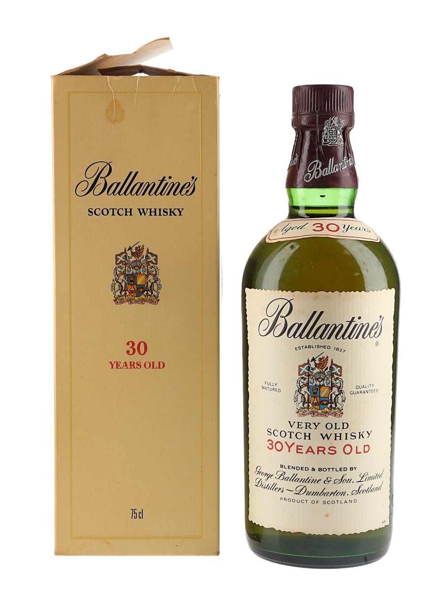 Ballantine's 30 Year Old Bottled 1980s 75cl