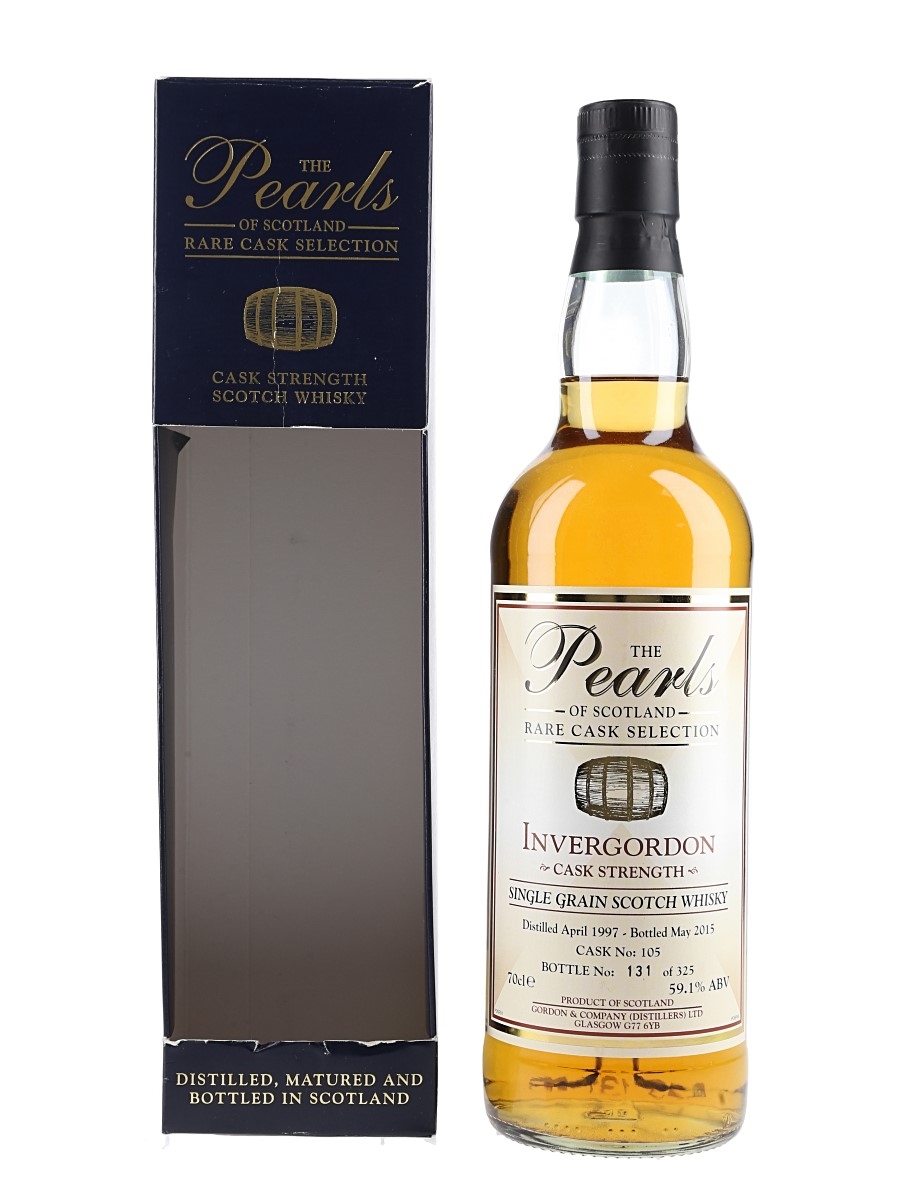 Invergordon 1997 Cask No. 105 Bottled 2015 - The Pearls Of Scotland 70cl / 59.1%
