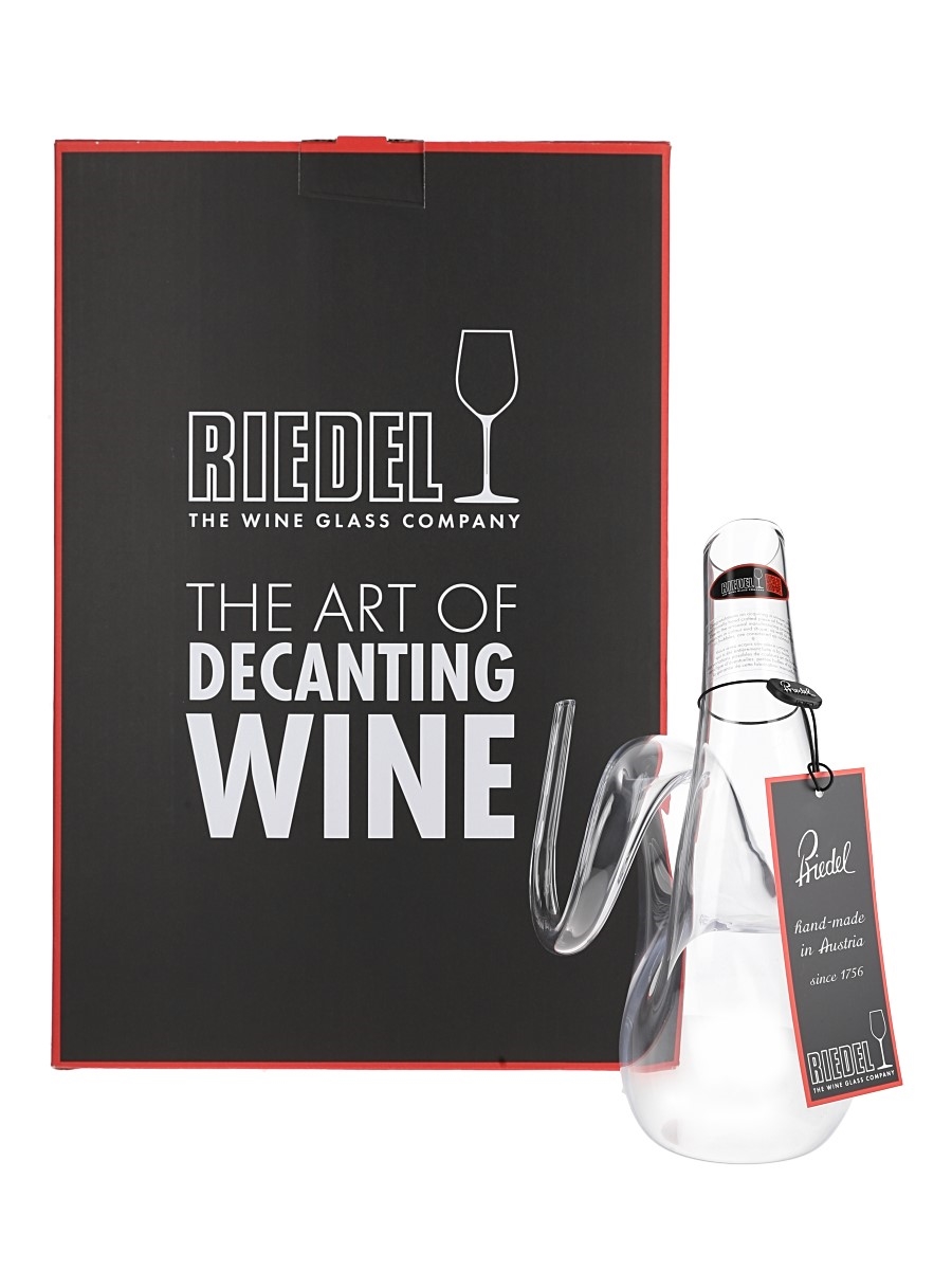 Riedel Curly Clear Crystal Decanter  26.5cm Tall