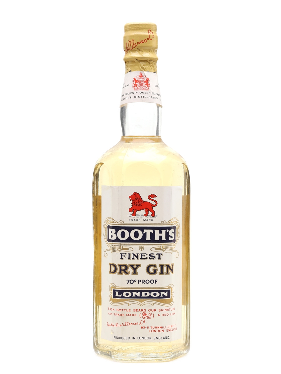 Booth's London Dry Gin Bottled 1955 75cl / 40%
