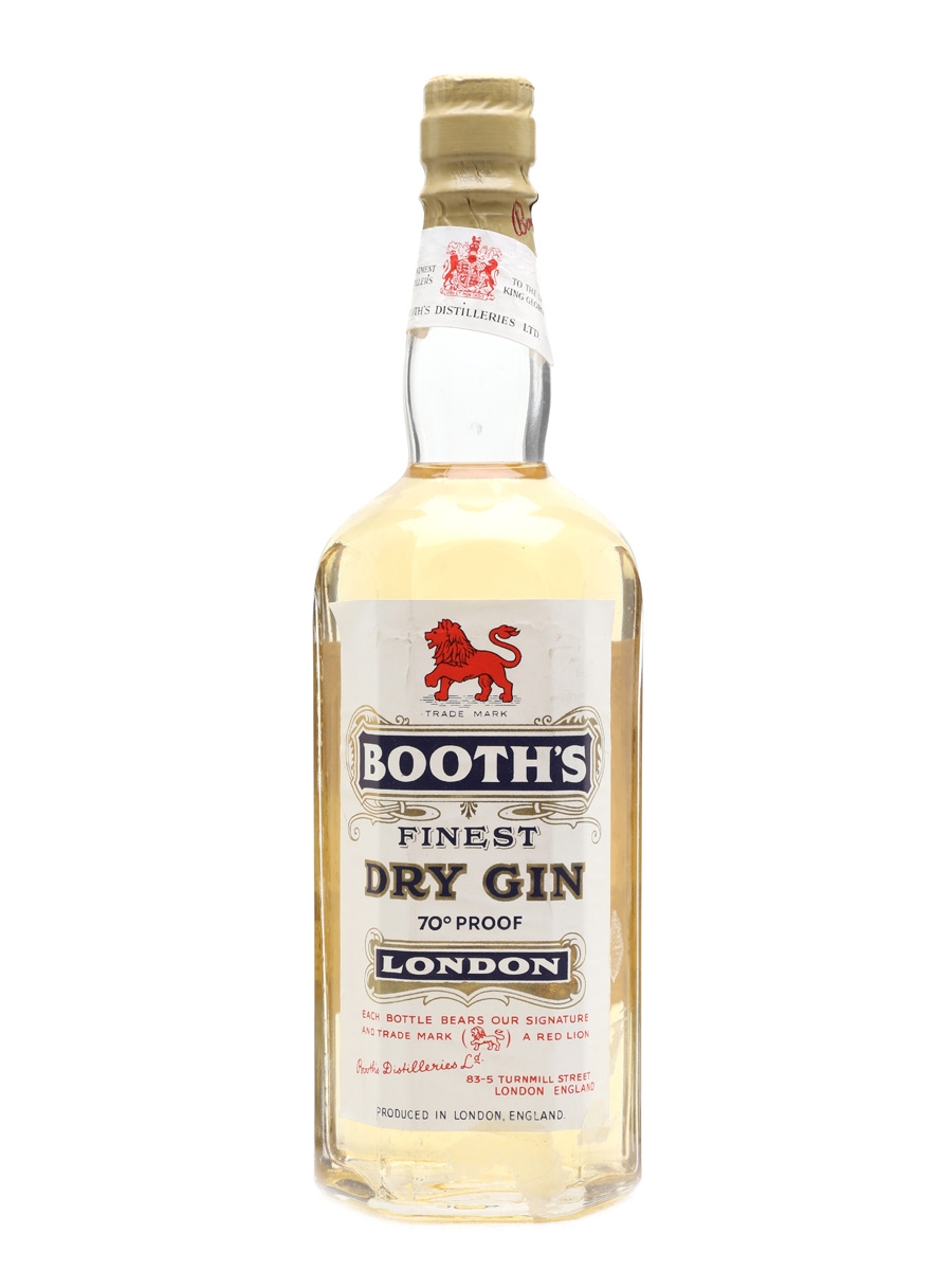 Booth's London Dry Gin Bottled 1955 75cl / 40%