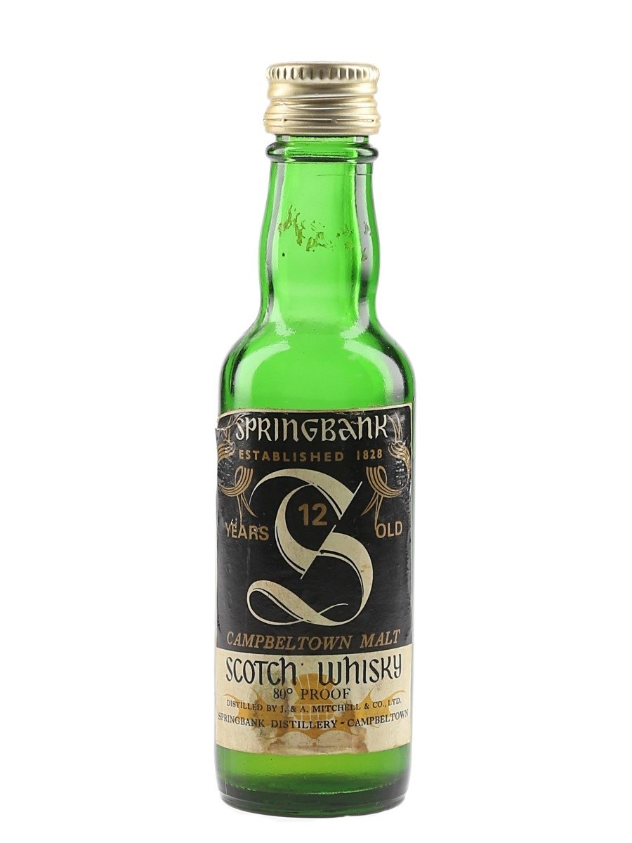 Springbank 12 Year Old Bottled 1970s 5cl / 40%