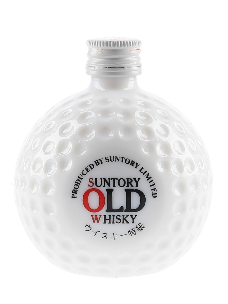 Suntory Old Whisky Bottled 1980s - Golf Ball Bottle 10cl / 43%