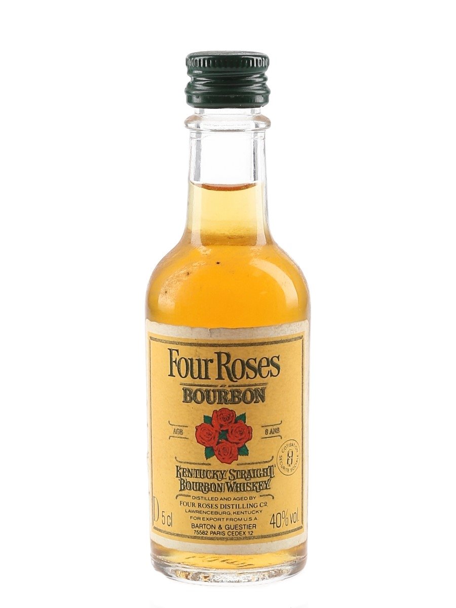 Four Roses 8 Year Old Bourbon Bottled 1980s - Barton & Guestier 5cl / 40%