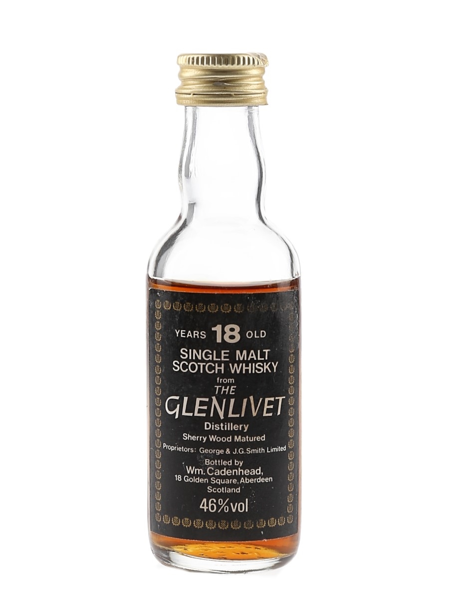 Glenlivet 18 Year Old Cadenhead's 5cl / 46%