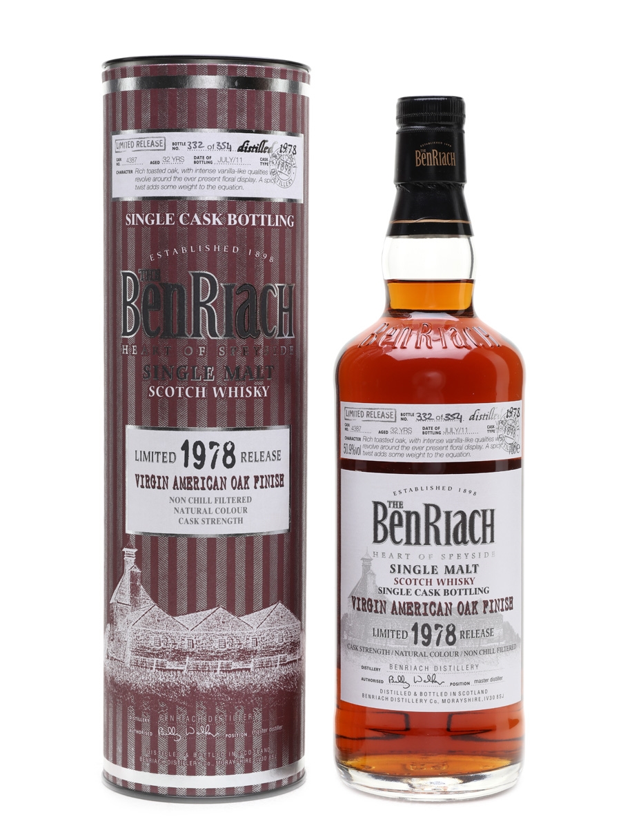 Benriach 1978 Cask 4387 32 Year Old 70cl / 50.9%