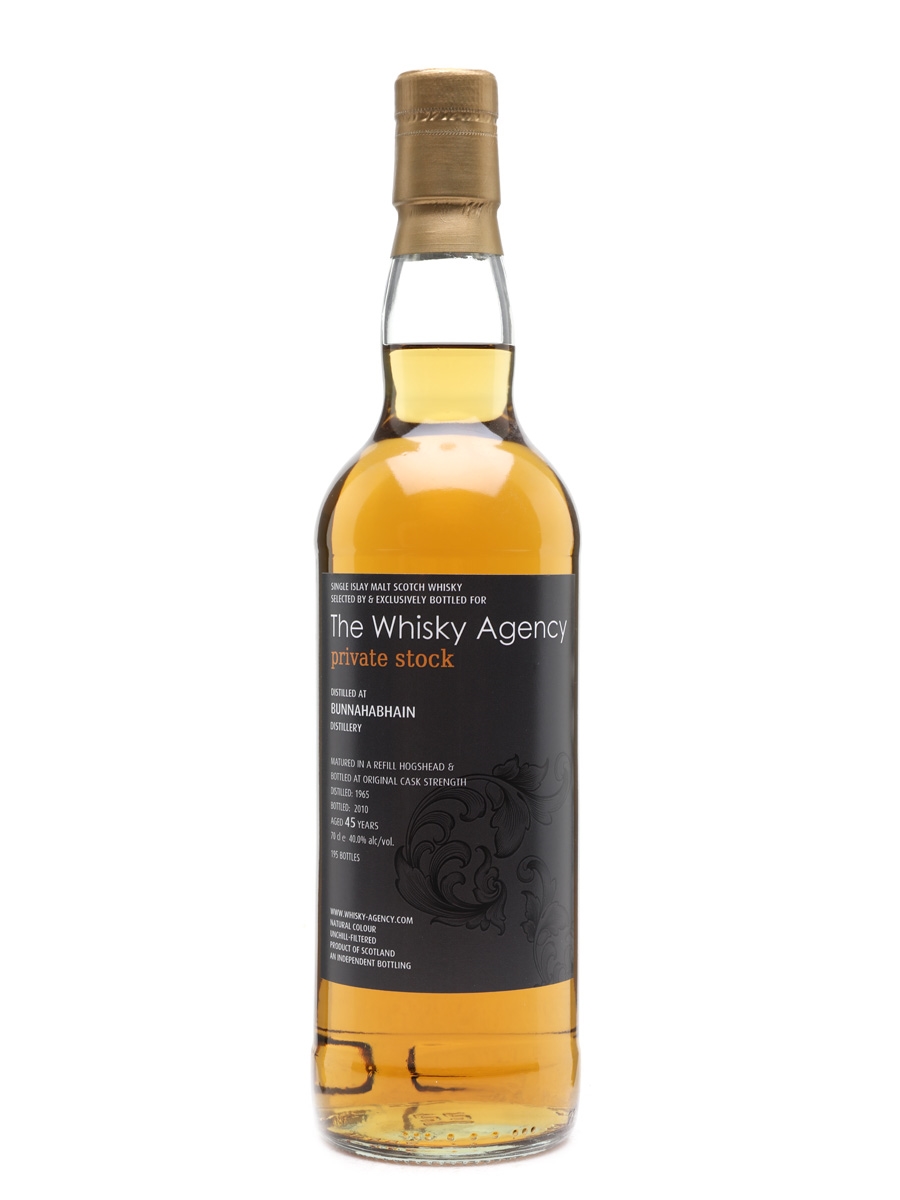 Bunnahabhain 1965 45 Year Old - The Whisky Agency Private Stock 70cl / 40%