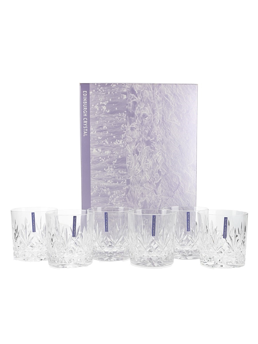 Edinburgh Crystal Glasses  6 x 8cm Tall