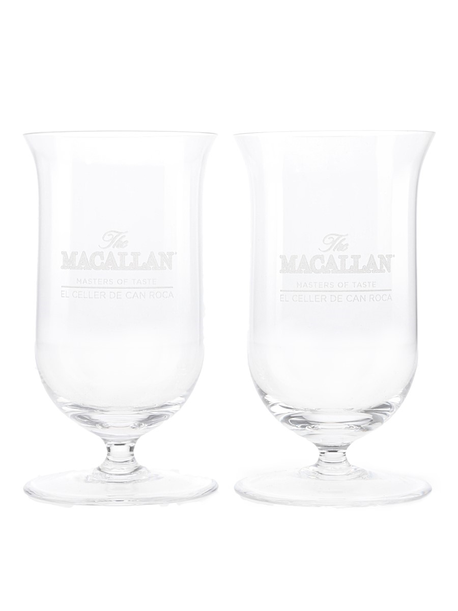 Macallan Whisky Glasses Masters of Taste - El Celler De Can Roca 11cms Tall