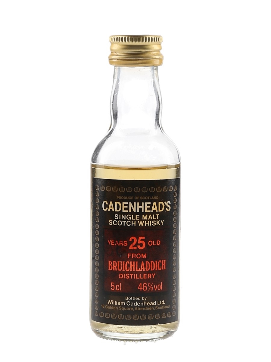 Bruichladdich 25 Year Old Bottled 1980s - Cadenhead's 5cl / 46%