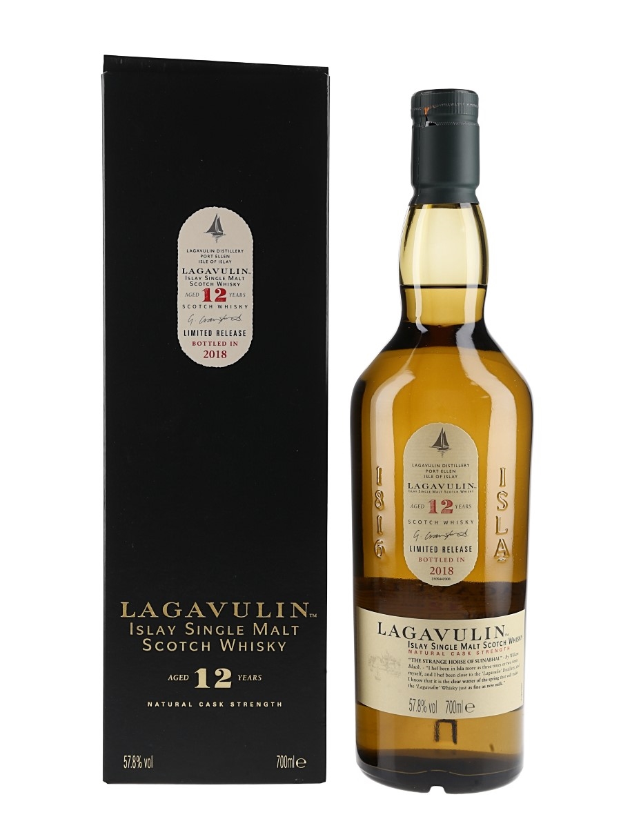 Lagavulin 12 Year Old Natural Cask Strength Special Releases 2018 70cl / 57.8%