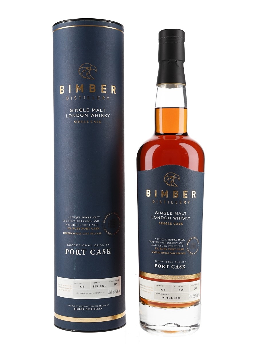 Bimber Single Port Cask No. 39 Bottled 2021 70cl / 58.1%