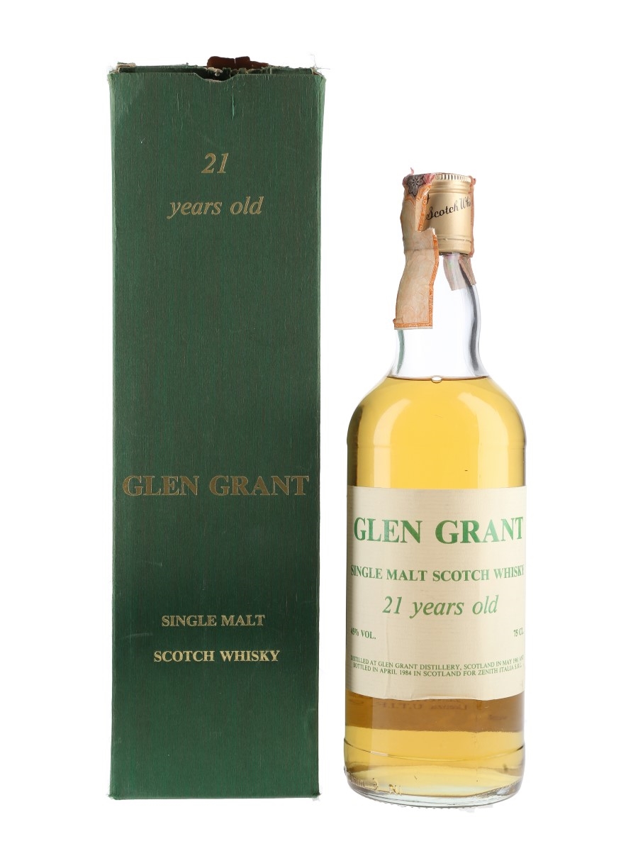 Glen Grant 1961 21 Year Old Bottled 1984 - Zenith Italia 75cl / 45%