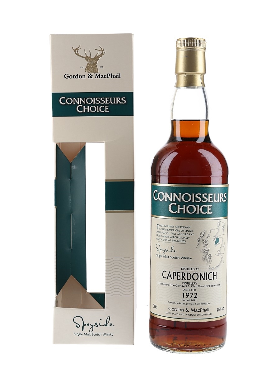 Caperdonich 1972 Connoisseurs Choice Bottled 2011 - Gordon & MacPhail 70cl / 46%