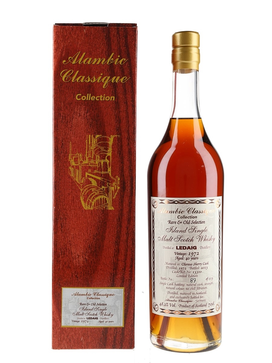 Ledaig 1972 40 Year Old Bottled 2013 - Alambic Classique Collection 70cl / 48.2%