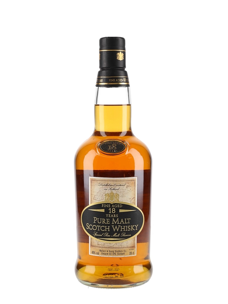 Pure Malt 18 Year Old Scotch Whisky Wallace & Young 70cl / 40%