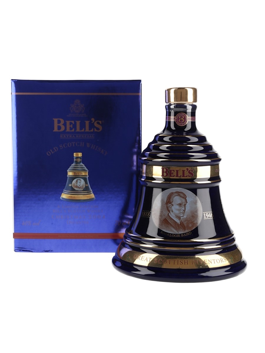 Bell's Christmas 2004 8 Year Old Ceramic Decanter John Logie Baird 70cl / 40%